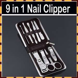 in 1 Nail Care Clipper Pedicure Manicure Set Kit Pedicure Case New 