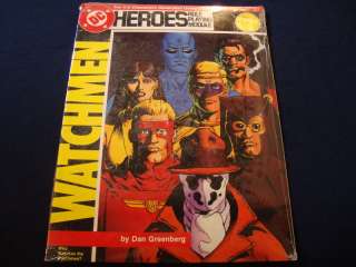 DC HEROES WHO WATCHES THE WATCHMEN MAYFAIR RPG MODULE  