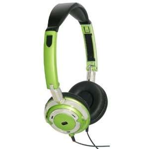  iHip Popmetal DJ Style Headphones (Green) Electronics