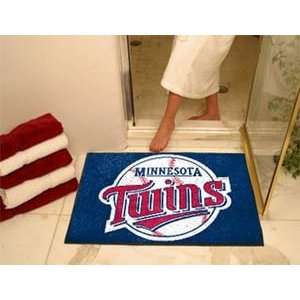  Minnesota Twins Rug   3 X 4 All Star Throw Sports 