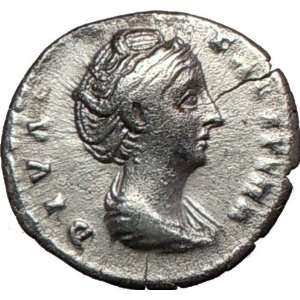 FAUSTINA I Antoninus Pius Wife 141AD Rare Authentic Ancient ROMAN Coin 