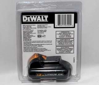 New Genuine DeWALT DCB120 Lithium Ion 12V MAX Battery Pack Li Ion 
