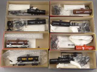 DTD TRAINS   HO SCALE LOT   8 ROUNDHOUSE OLD TIMER TANK CAR KITS 