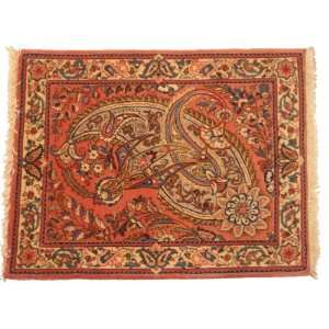    rug hand knotted in Persien, Arak 2ft7x2ft1