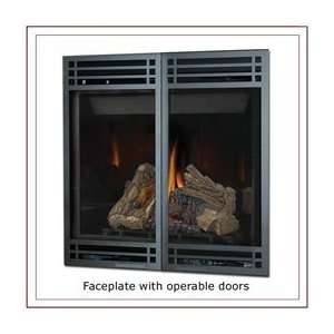 Napolean Fireplaces HD540KT Faceplate with Wrought Iron Doors   HD40 