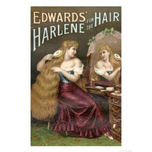 Edwards Harlene for Hair, Hair Products Womens, UK, 1890 Stretched 