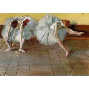   paintings   Edgar Degas   24 x 16 inches   Two Ballet Dancers Home