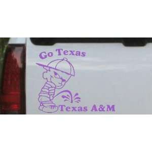  Go Texas Pee On Texas AandM Car Window Wall Laptop Decal 