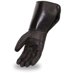  First Manufacturing Mens Gauntlet Gloves (Black, Small 