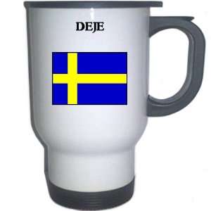  Sweden   DEJE White Stainless Steel Mug 