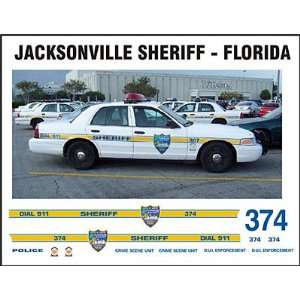  BILL BOZO JACKSONVILLE, FL SHERIFF POLICE DECALS