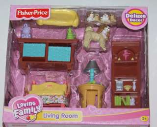   FAMILY Dollhouse Furniture 9+ Styles/Rooms Outdoor HTF NEW  