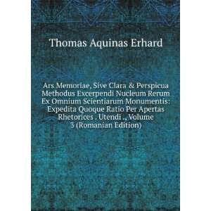   Utendi ., Volume 3 (Romanian Edition) Thomas Aquinas Erhard Books