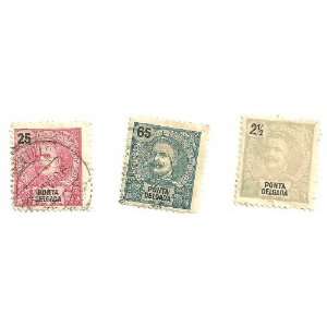   of Cancelled 1900s Ponta Delgada Postage Stamps 