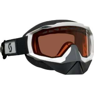  Scott Hustle Speed Strap White Snowmobile Goggles 