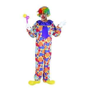  Adult Colorful Clown Costume 