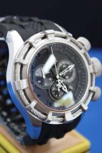 Mens Invicta 1372 Reserve Bolt Black Swiss Chronograph Watch New 