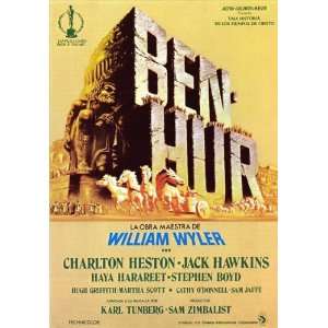 Ben Hur Movie Poster (11 x 17 Inches   28cm x 44cm) (1959) Spanish 