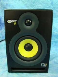 KRK Systems Rokit Powered 5 Studio Speaker Monitor w Power Cord Sound 