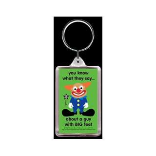  Big Feet Rude Clown Gag Gift Keychain Toys & Games