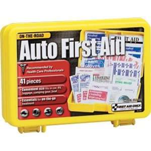  41 Piece Auto First Aid Kit, Plastic Case   FAO320 Health 