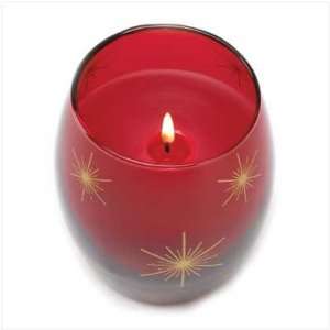 Holiday Red Jar Candle
