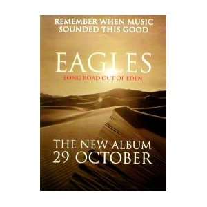  EAGLES Long Road Out of Eden Music Poster