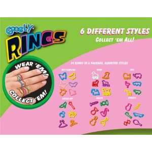    Googly Rings Shaped Rubber Bands ~Zoo Animals~ 24 Pcs Toys & Games