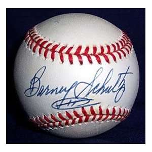  Barney Schultz Autographed Baseball   Autographed 
