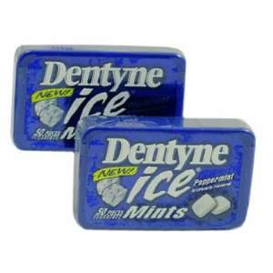 Dentyne Ice Mints   Peppermint, 9 count  Grocery & Gourmet 
