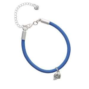  Hockey Mask Charm on an Royal Blue Malibu Charm Bracelet 