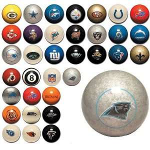  Carolina Panthers NFL Billiard Balls