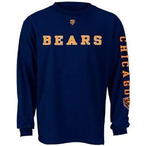  Chicago Bears Navy Team Ambition Long Sleeve T shirt 