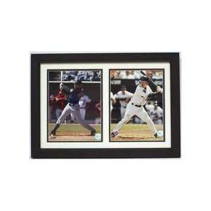  Carlos Beltran and Kazuo Matsui Deluxe Framed Dual 8 x 10 