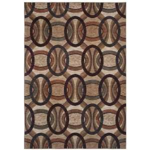 First Lady Collection Ovation Light Multi Nylon Contemporary Rug 5.50 
