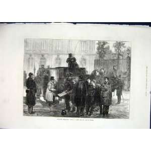  Students Thiers Rossel France Paris Old Print 1871