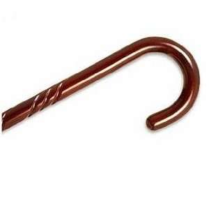  Spiral Wood Cane With Tourist Handle, Rosewood Stain 