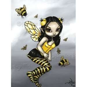  Bumble Bee Fairy by Jasmine Becket Griffith 8x10 Ceramic 