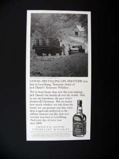   Barrels on Truck Country Road daniels 1993 print Ad advertisement