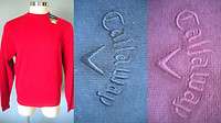 New W Tags Mens Sm Med CALLAWAY C TECH BRUSHED COTTON SWEATSHIRT 