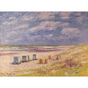   painting name The Egmond Beach Holland, by Moret Henri Home