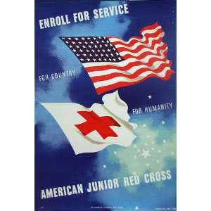   Red Cross Vintage Antique Advertising Poster by Binder