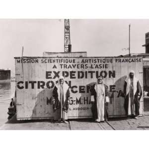  Citroen Haardt Expedition Unloading at Dock in Beirut 