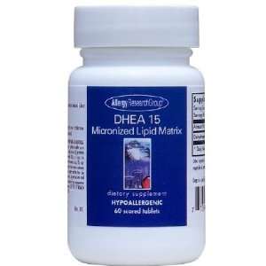  DHEA 15 mg Micronized Lipid Matrix 60 Scored Tablets 