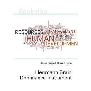  Herrmann Brain Dominance Instrument Ronald Cohn Jesse 