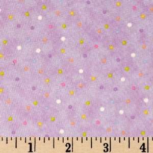  44 Wide Noahs Journey Dots Purple Fabric By The Yard 