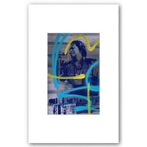  James Brown   Signed Giclee by Bobby Hill 10x6.375 Art 