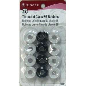  Singer Bobbins, Threaded, 12 Count Arts, Crafts & Sewing