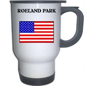  US Flag   Roeland Park, Kansas (KS) White Stainless Steel 