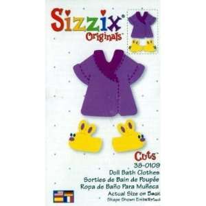    Doll Bath Clothes Sizzix Die 38 0109 Arts, Crafts & Sewing